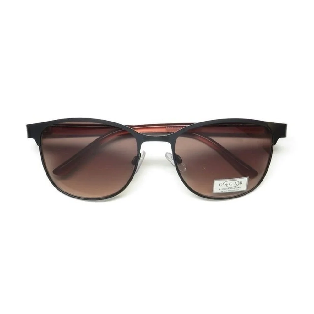 Oscar de la Renta  Browline Designer Sunglasses 100% UV‎ Protection black/smoke